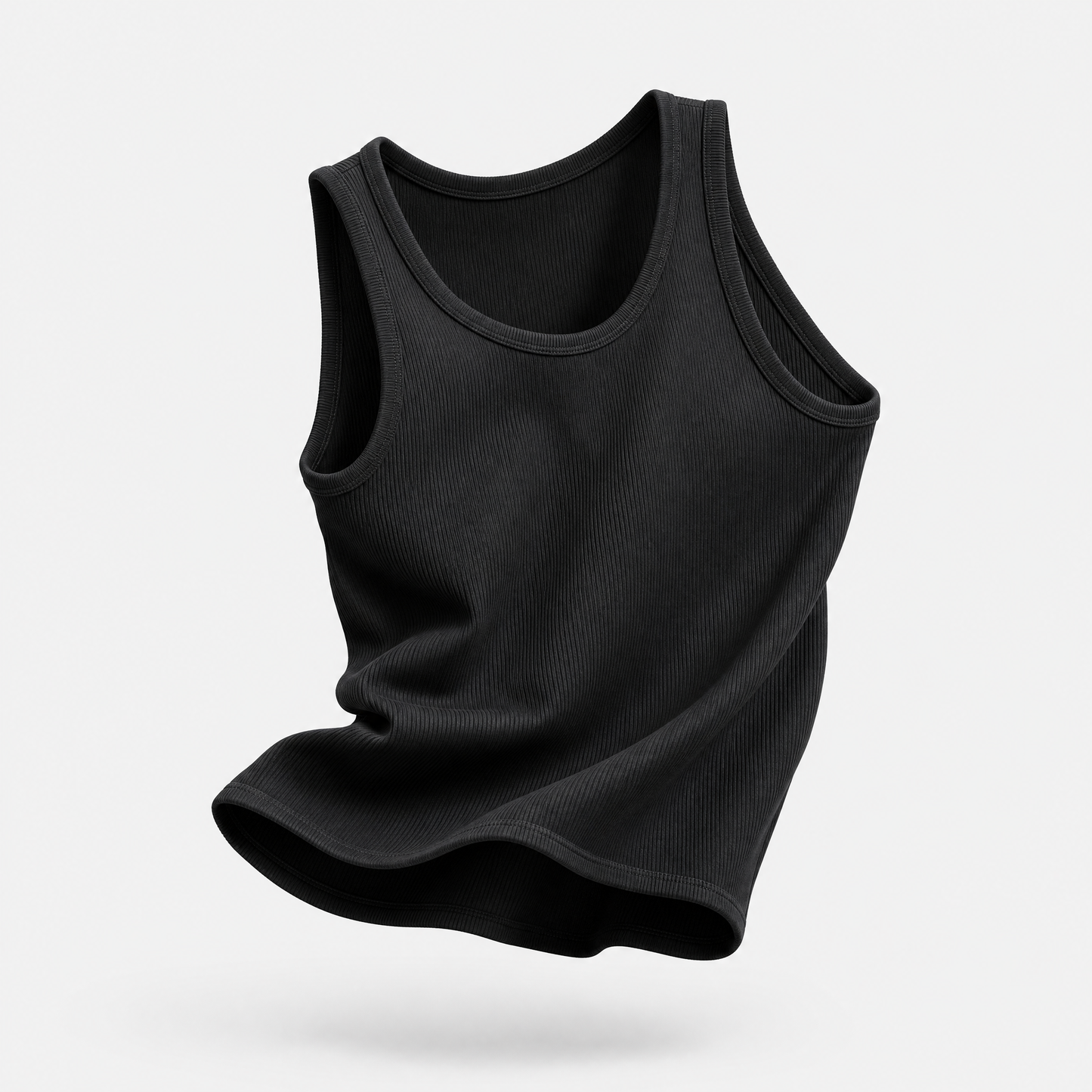 White + Black Tank Top