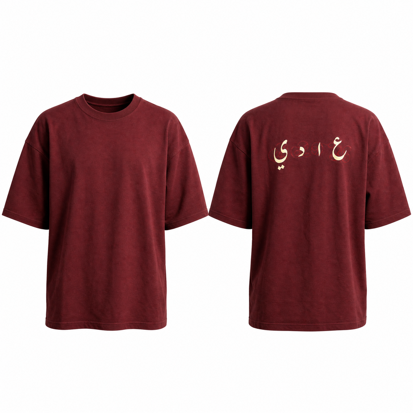 Oversized Shirt — Burgundy
