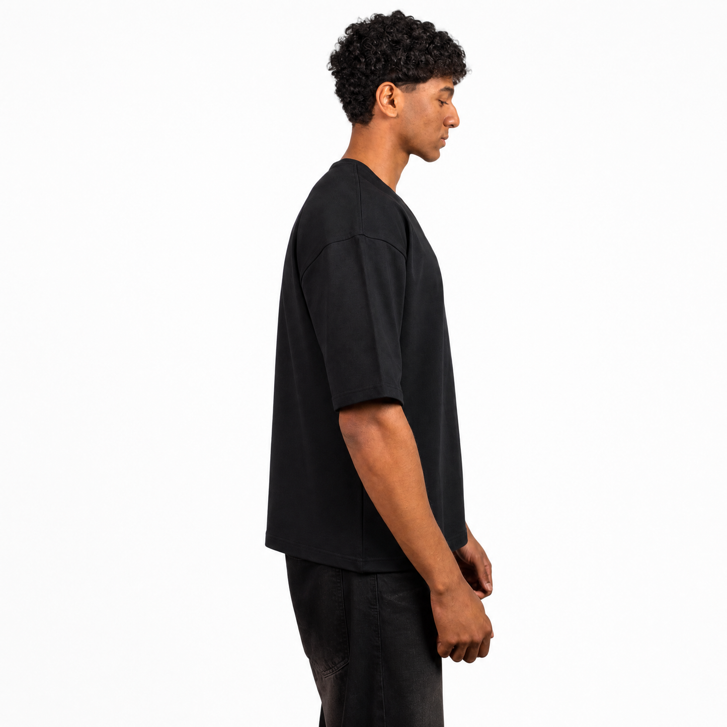 Box-Fit T-Shirt — Black